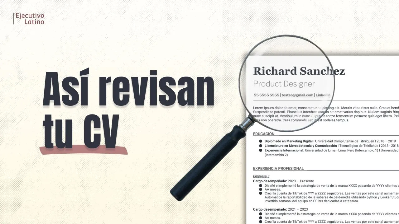 Imagen principal del blogAsí evalúan tu CV los reclutadores